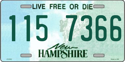 NH license plate 1157366