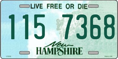 NH license plate 1157368
