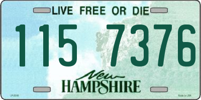 NH license plate 1157376