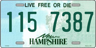 NH license plate 1157387