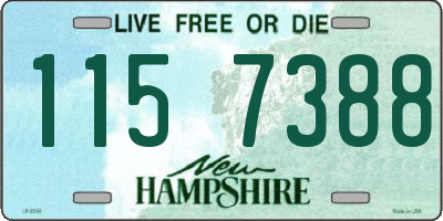 NH license plate 1157388