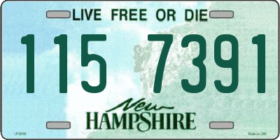 NH license plate 1157391