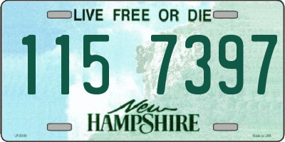 NH license plate 1157397