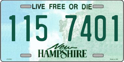 NH license plate 1157401