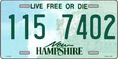 NH license plate 1157402