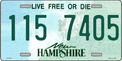 NH license plate 1157405