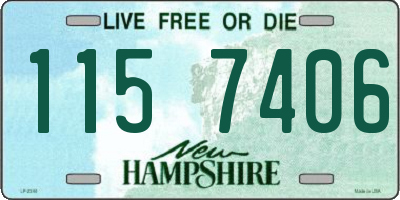 NH license plate 1157406