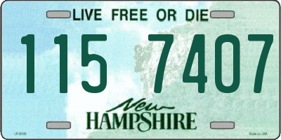 NH license plate 1157407