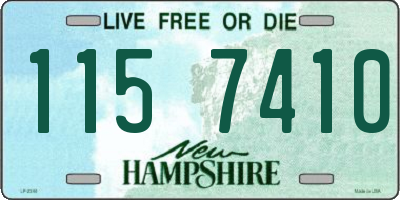 NH license plate 1157410