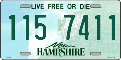 NH license plate 1157411