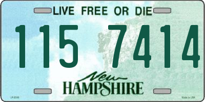 NH license plate 1157414