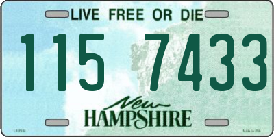 NH license plate 1157433