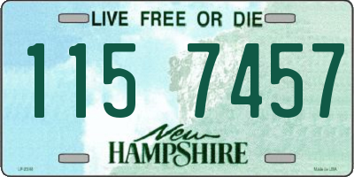 NH license plate 1157457