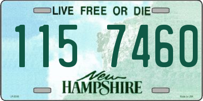 NH license plate 1157460