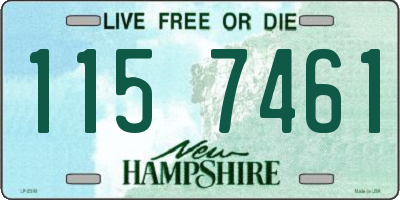 NH license plate 1157461