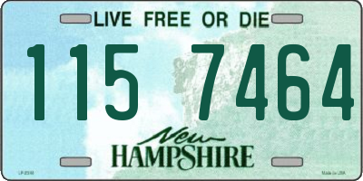 NH license plate 1157464