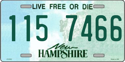 NH license plate 1157466