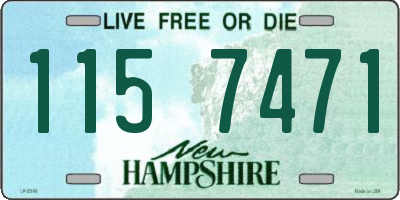 NH license plate 1157471