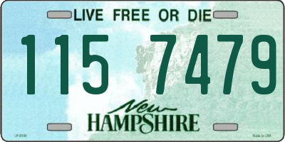NH license plate 1157479