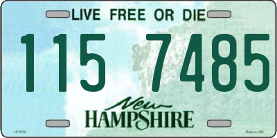NH license plate 1157485