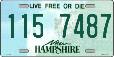 NH license plate 1157487
