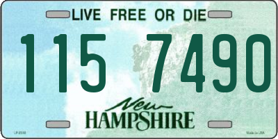 NH license plate 1157490