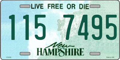 NH license plate 1157495