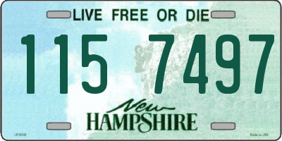 NH license plate 1157497