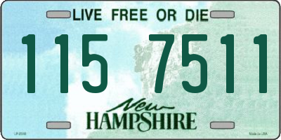 NH license plate 1157511