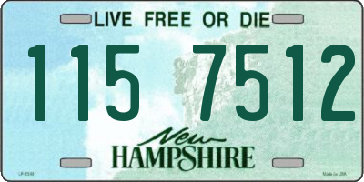 NH license plate 1157512