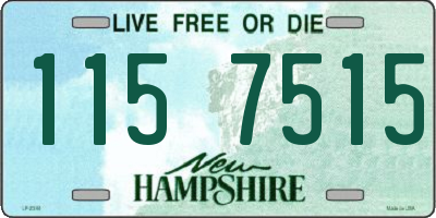 NH license plate 1157515