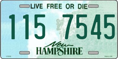 NH license plate 1157545