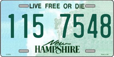 NH license plate 1157548