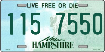 NH license plate 1157550