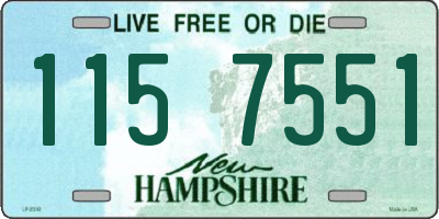 NH license plate 1157551