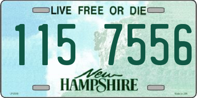 NH license plate 1157556