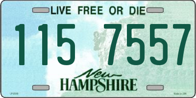 NH license plate 1157557