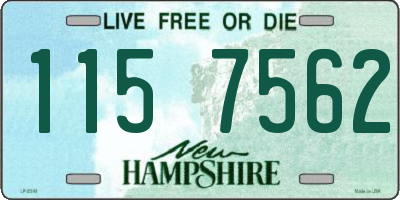 NH license plate 1157562