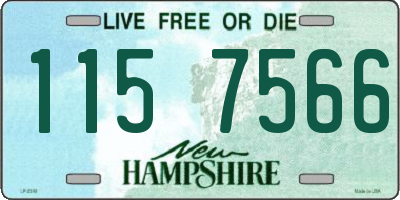 NH license plate 1157566