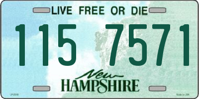 NH license plate 1157571