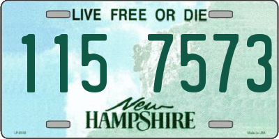 NH license plate 1157573