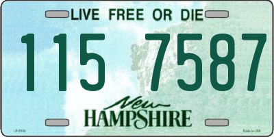 NH license plate 1157587