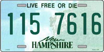 NH license plate 1157616