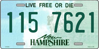 NH license plate 1157621