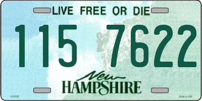 NH license plate 1157622