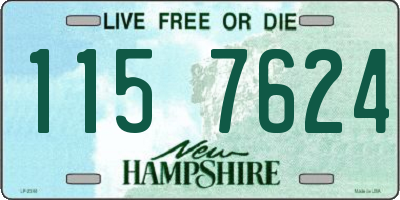 NH license plate 1157624