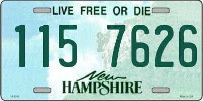 NH license plate 1157626