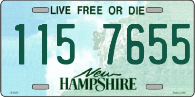 NH license plate 1157655
