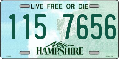 NH license plate 1157656