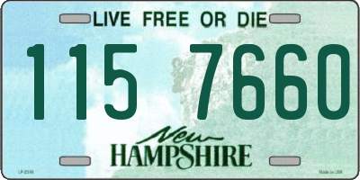 NH license plate 1157660